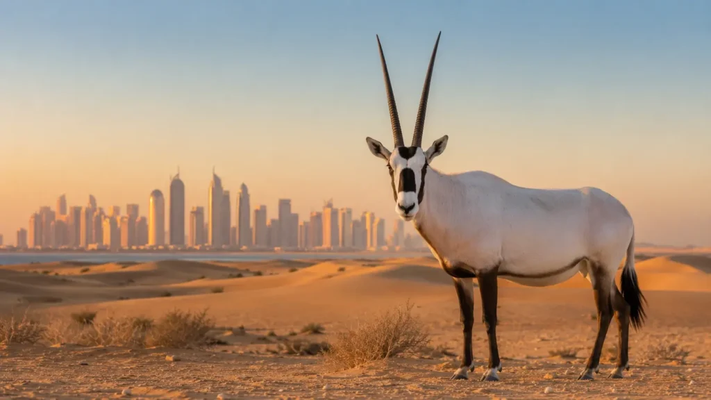 Arabian Oryx Qatar's National Symbol