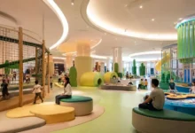 Children enjoying the Vendome Mall Play Area inside Place Vendôme Mall