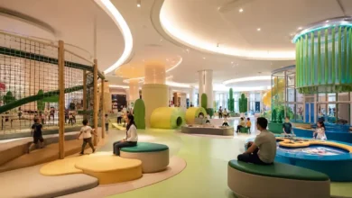 Children enjoying the Vendome Mall Play Area inside Place Vendôme Mall