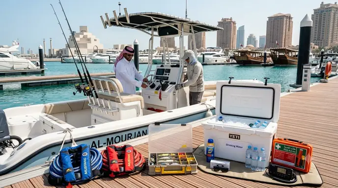Fishing safety equipment in Qatar