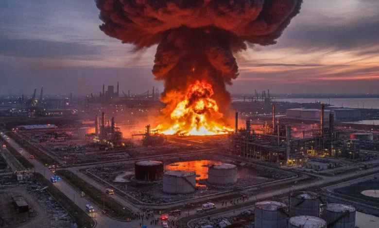 Explosion at Ras Laffan Factory