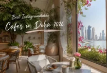Best Instagrammable cafe in Doha 2026 featuring stylish interiors, waterfront views and a picture-perfect dining atmosphere.