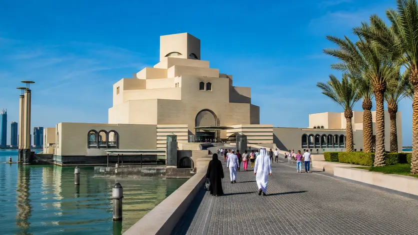 Museum of Islamic Art located near Doha Corniche in Qatar