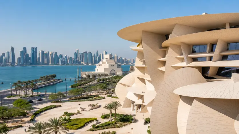 National Museum of Qatar and Museum of Islamic Art, two famous cultural attractions in Doha